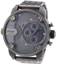 Diesel DZ7263 SBA gunmetal dial stainless steel bracelet men NEW