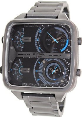 Diesel Mr. Daddy - Square 4 Time Zone Gunmetal #DZ7284