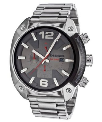 Diesel Overflow - Chronograph Stainless Steel #DZ4298