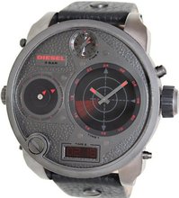 Diesel RDR Mr. Daddy Chronograph Grey Dial Black Leather DZ7297