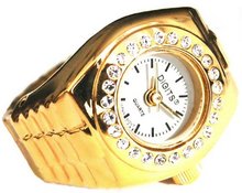 Stellar Pave Halo in Gold Ring