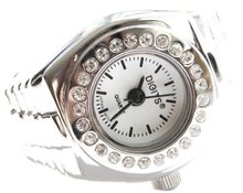 Stellar Pave Halo in Silver Ring