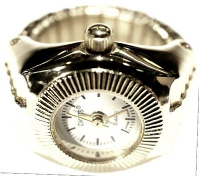 Stellar Sphere in Silver Ring