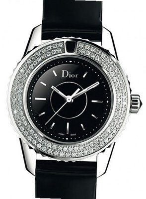 Dior Dior Christal Christal Full Paved, Black Patent Calf