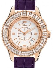 Dior Dior Christal Christal Pink Gold and Purple Alligator