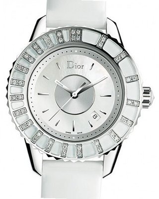 Dior Dior Christal Christal Set Bezel, white Patent