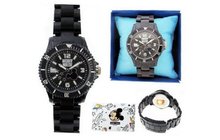 uDisney Interactive Studios Mickey Mouse Black High Tech Strap. Genuine Disney for Boys or Girls 