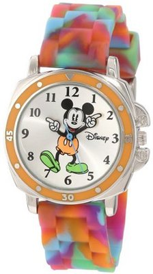 Disney Kids' MK1191 Mickey Mouse Tie-Dye Rubber Strap