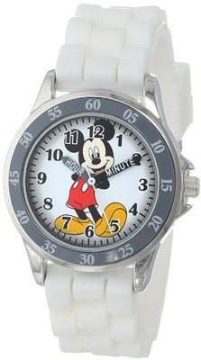 Disney Kids' MK1240 Analog Display Analog Quartz White