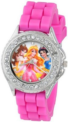 Disney Kids' PN1133 Analog Display Analog Quartz Pink