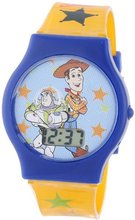 Disney Kids' TY1095 Toy Story Digital Dial Orangle Jelly Strap