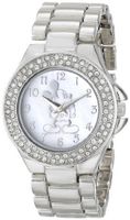 Disney MK2055 Mickey Mouse Mother-of-Pearl Dial Silver-Tone Bracelet