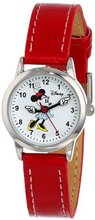Disney MN1023 Minnie Mouse White Dial Red Strap