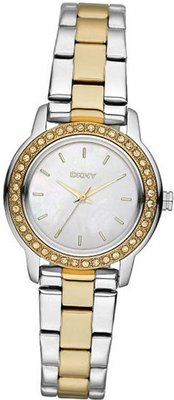 DKNY 3-Hand with Glitz Two-tone #NY8599