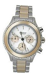 DKNY Dress Chronograph Nude Ceramic #NY8824