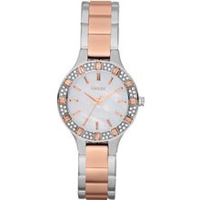 DKNY Glitzy Two-Tone Stainless Steel #NY8812