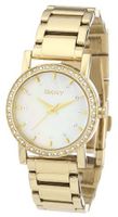 DKNY Gold-tone Steel Bracelet Mother-of-Pearl Dial #NY4792
