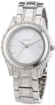 DKNY Ladies' 'Brooklyn' Silver Glitz - NY8698
