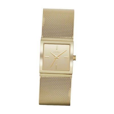 DKNY Mirror Dial Steel Mesh - Gold-Tone #NY2113