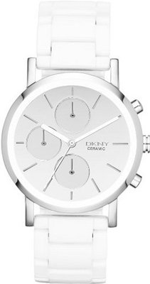 DKNY NY8896 Ladies Lexington Chronograph White Ceramic