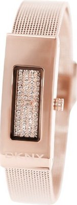 DKNY Rose-Gold-Tone Mesh Bracelet #NY2111