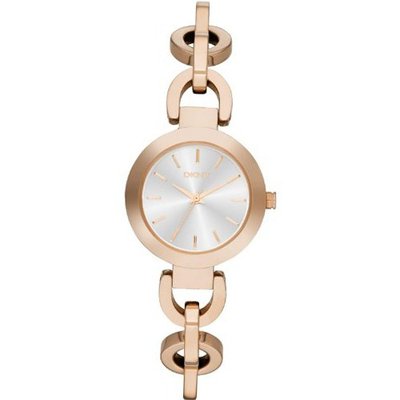 DKNY Stanhope Rose Gold-Tone Chain Link Bracelet Ladies NY2135