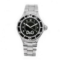 D&G Dolce & Gabbana DW0511 Anchor Stainless Steel Black Dial