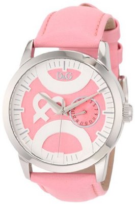 D&G Dolce & Gabbana DW0756 Twin Tip Ext Round Analog Oversize Logo