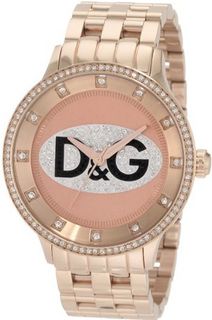 D&G Dolce & Gabbana DW0847 Prime Time Triple Rose Gold D&G Logo
