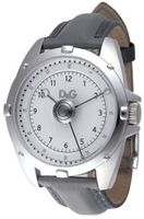 Dolce & Gabbana Chalet DW0610 Grey Calf Skin Quartz with Silver Dial