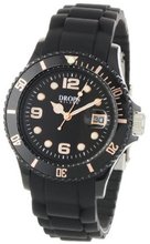 DROPS PD0016 Black Celebrity II Rubber Round Quartz Black