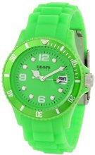 DROPS PD0016 Green Celebrity II Rubber Round Quartz Green