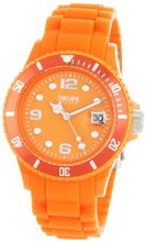 DROPS PD0016 Orange Celebrity II Rubber Round Quartz Orange