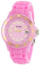 DROPS PD0016 Pink Celebrity II Rubber Round Quartz Pink