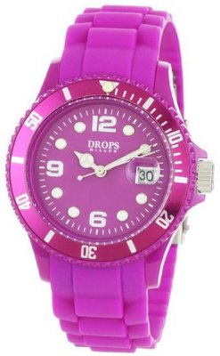 DROPS PD0016 Purple Celebrity II Rubber Round Quartz Purple