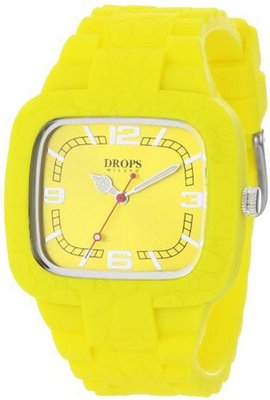 DROPS PD0018 Yellow TV Rubber Square Quartz Yellow