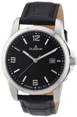 Dugena Quartz 4460447 with Leather Strap