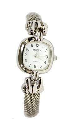 Becora Antique Silver Mesh Band - Bracelet