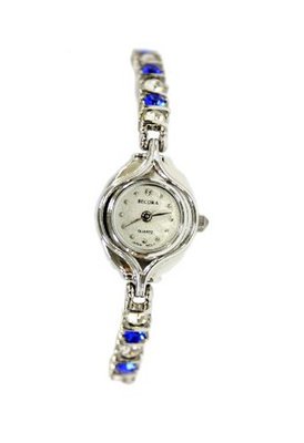 Becora Blue and Clear Cubic Zirconia Gemstone - Bracelet