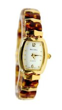 Becora Delicate Tortoise Shell Enamel with Gold Links - Bracelet
