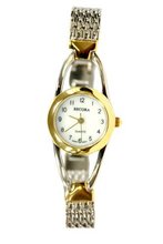 Becora Gunmetal and Gold Mesh Band - Bracelet