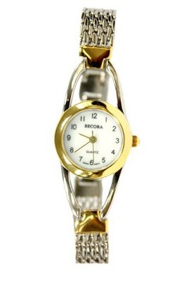 Becora Gunmetal and Gold Mesh Band - Bracelet