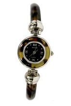 Becora Light Tortoise Enamel Bangle - Bracelet