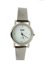 Becora Lightweight Mesh Large Face Silver Analog - Fashion Timepiece