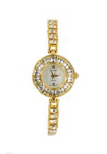 Becora Tennis Bracelet Style Gold with Cubic Zirconia Gemstones - Bracelet