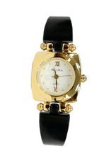 uEA Becora Black Plastic Bangle with Square Face - Bracelet Analog 