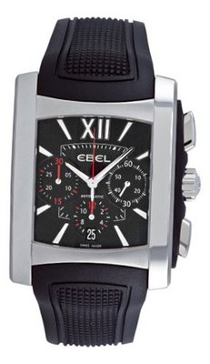 Ebel 9126M52/54BR356 Brasilia Black Chronograph Dial