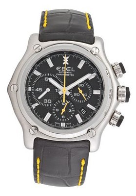 Ebel 9137L72/5335145 1911 BTR Black Chronograph Dial