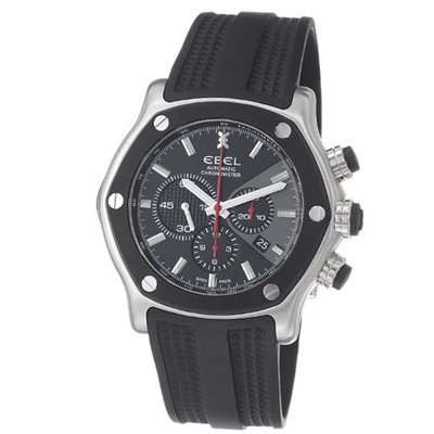 Ebel 9137L83/5335606 1911 Tekton Black Rubber Strap Automatic