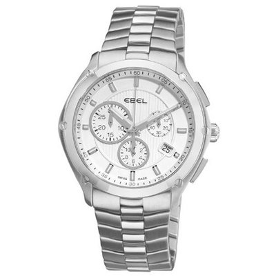Ebel 9503Q51/163450 Classic Sport Silver Chronograph Dial